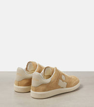 Isabel Marant Bryce leather-trimmed suede sneakers