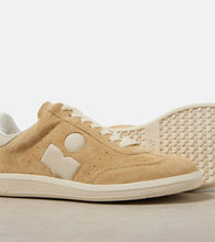 Isabel Marant Bryce leather-trimmed suede sneakers