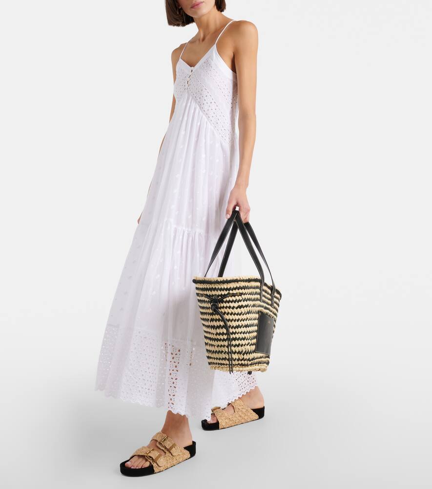 Isabel Marant Cadix Medium raffia basket bag
