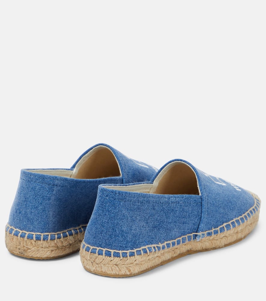 Isabel Marant Canae logo canvas espadrilles