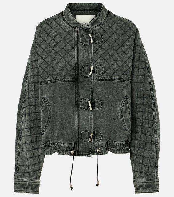 Isabel Marant Celiany quilted denim jacket