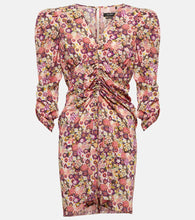 Isabel Marant Celina floral silk-blend minidress. Isabel Marant Celina 花卉真丝混纺迷你连衣裙