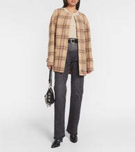 Isabel Marant Checked wool blend coat
