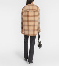 Isabel Marant Checked wool blend coat