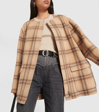 Isabel Marant Checked wool blend coat