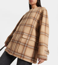 Isabel Marant Checked wool blend coat