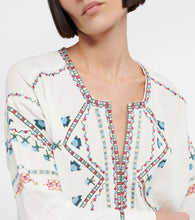Isabel Marant Chemsi embroidered cotton minidress