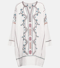 Isabel Marant Chemsi embroidered cotton minidress