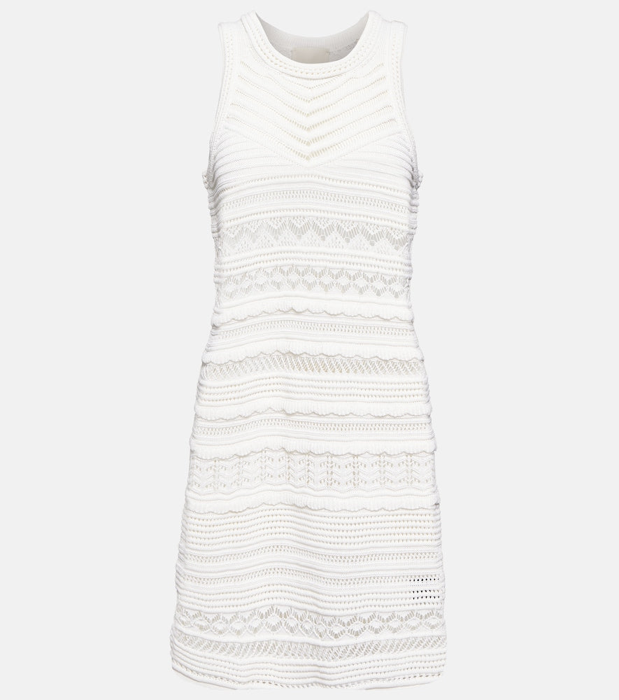Isabel Marant Crochet cotton-blend minidress. Isabel Marant 钩针编织棉混纺迷你连衣裙