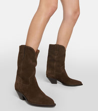 Isabel Marant Dahope suede cowboy boots