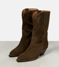 Isabel Marant Dahope suede cowboy boots