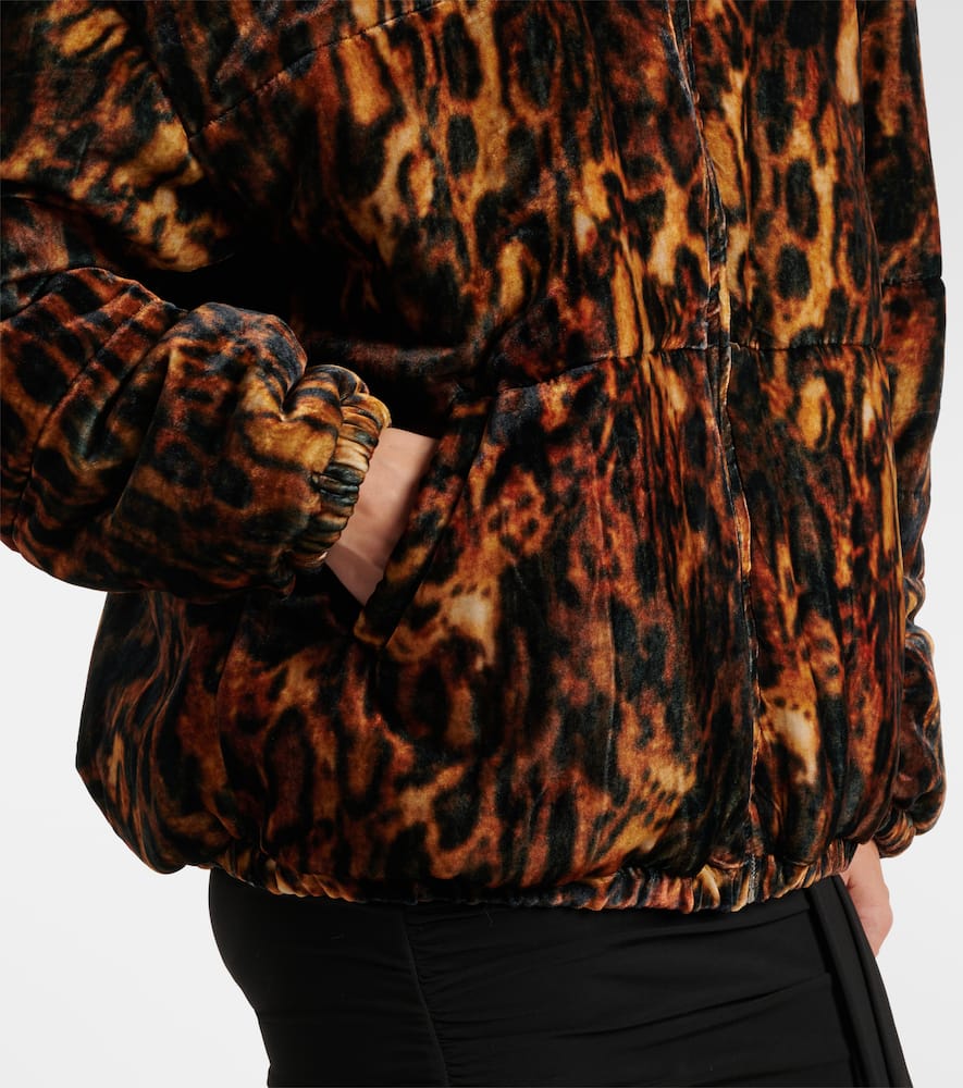 Isabel Marant Delima leopard-print bomber jacket