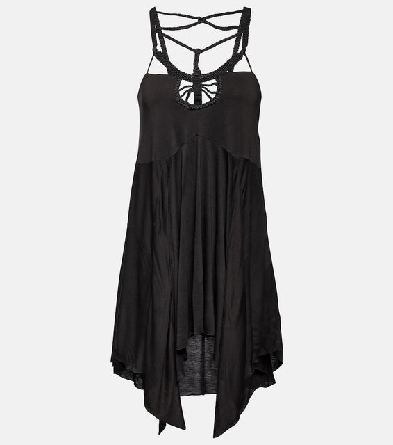 Isabel Marant Diana Macramé jersey minidress