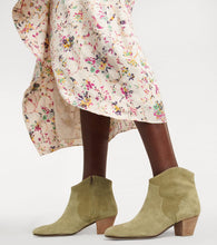 Isabel Marant Dicker suede ankle boots