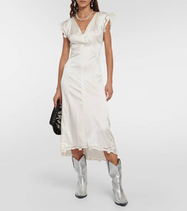 Isabel Marant Duerto metallic leather cowboy boots