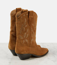 Isabel Marant Duerto studded suede cowboy boots