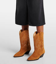 Isabel Marant Duerto studded suede cowboy boots