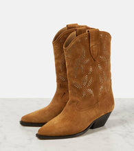 Isabel Marant Duerto studded suede cowboy boots