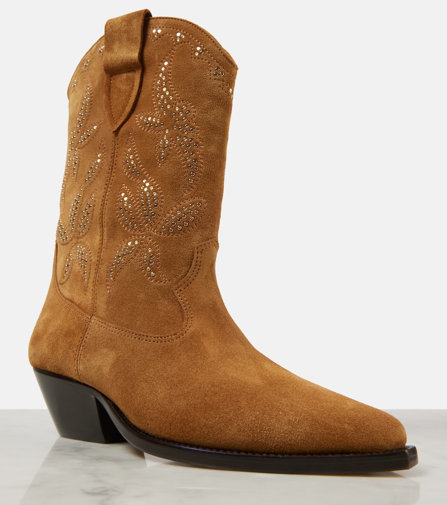Isabel Marant Duerto studded suede cowboy boots