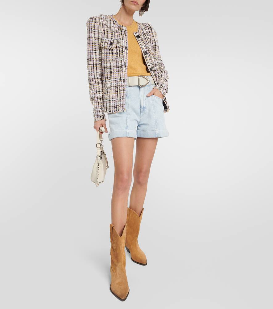 Isabel Marant Duerto suede ankle cowboy boots