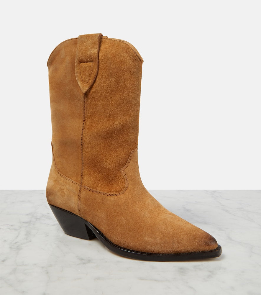 Isabel Marant Duerto suede ankle cowboy boots