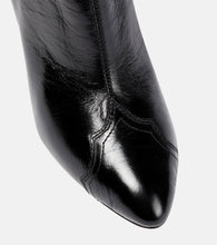 Isabel Marant Dytho crinkled leather ankle boots