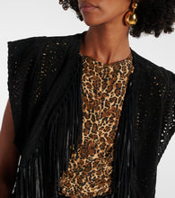 Isabel Marant Edita fringed leather vest