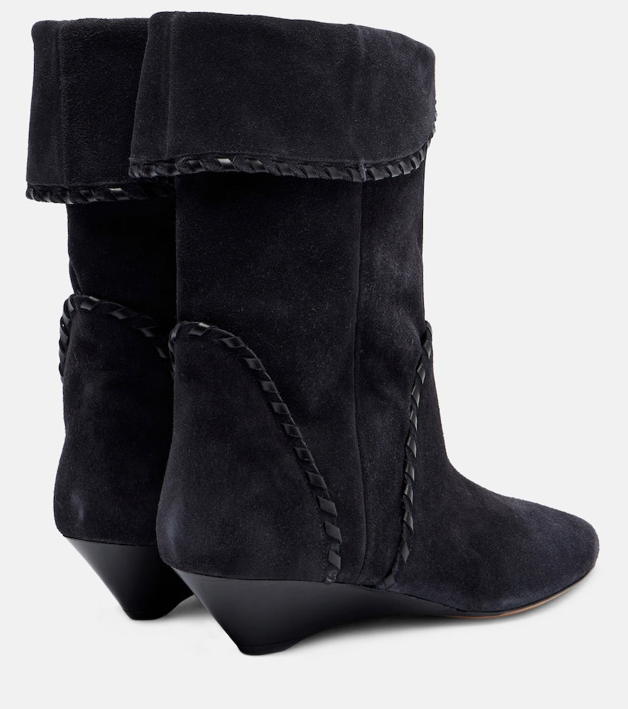 Isabel Marant Edoa 45 suede ankle boots