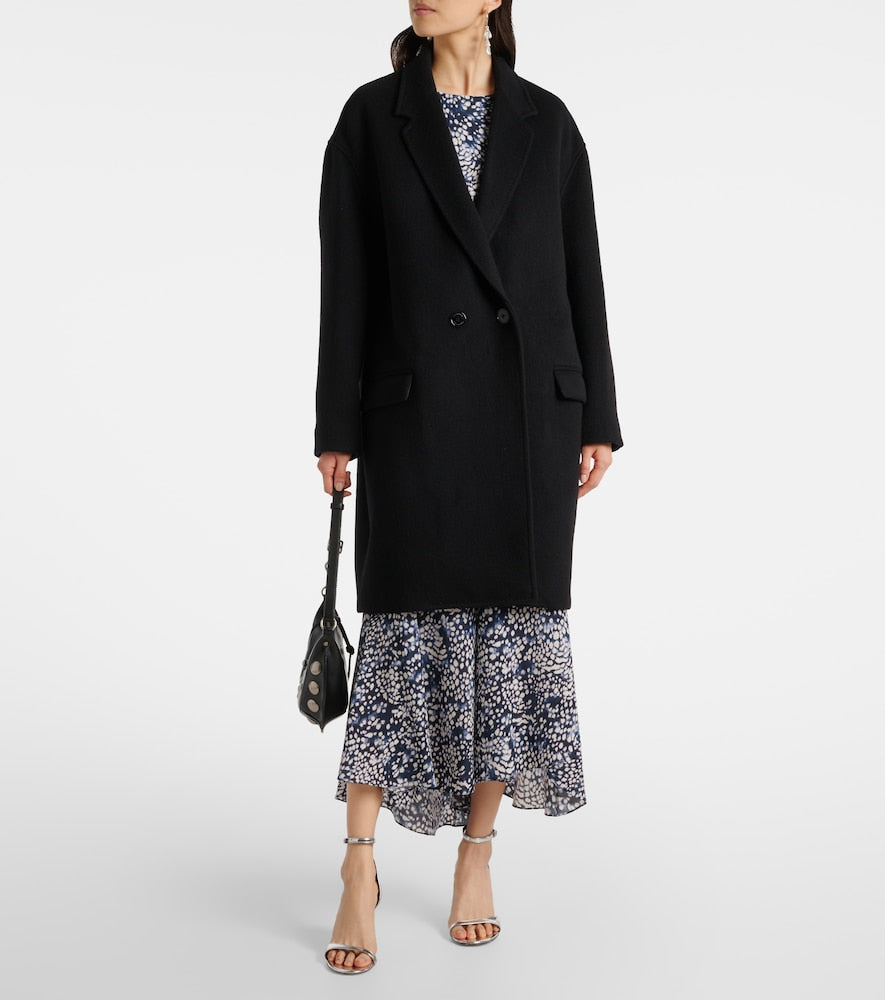 Isabel Marant Efegozi wool, cashmere and silk coat