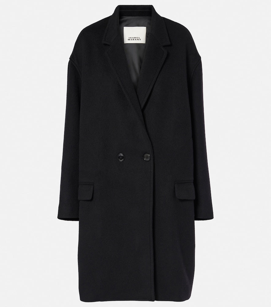 Isabel Marant Efegozi wool, cashmere and silk coat - Isabel Marant Efegozi 羊毛、羊绒和真丝混纺大衣