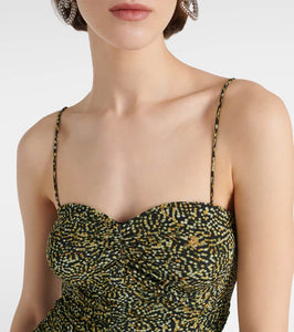 Isabel Marant Elisabeth printed jersey midi dress