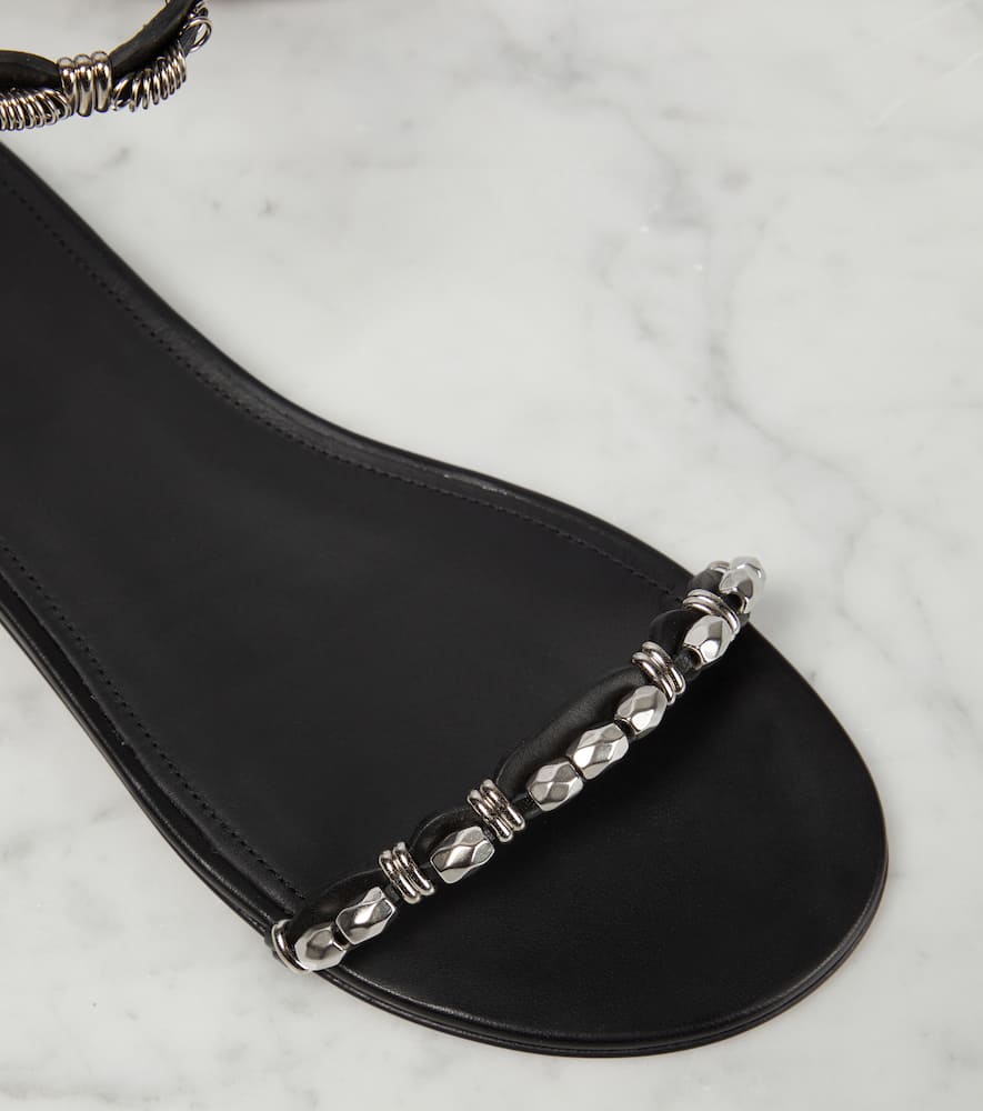 Isabel Marant Embellished leather sandals