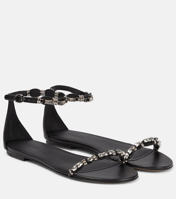 Isabel Marant Embellished leather sandals