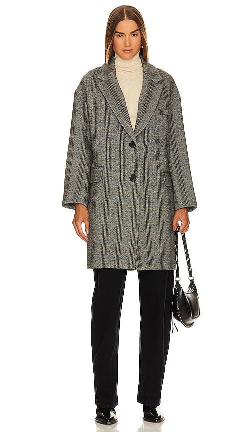 Isabel Marant Etoile Limiza Coat in Grey