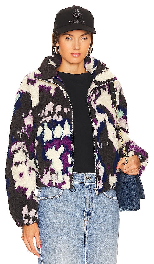 Isabel Marant Etoile Mackensy Jacket in Purple - Isabel Marant Etoile Veste Mackensy en Violet - Isabel Marant Etoile Mackensy 紫色夹克 - Isabel Marant Etoile Mackensy Jacke in Lila - Isabel Marant Etoile Mackensy 재킷 퍼플 색상 - Giacca Isabel Marant Etoile Mackensy in viola
