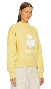 Isabel Marant Etoile Moby Sweatshirt in Yellow