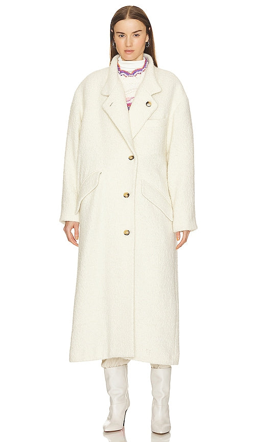 Isabel Marant Etoile Sabine Coat in Ivory