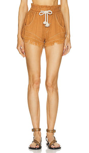 Isabel Marant Etoile Talapiz Short in Brown - Isabel Marant Etoile Short Talapiz en Marron - Isabel Marant Etoile Talapiz 棕色短裤 - Isabel Marant Etoile Talapiz Short in Braun - Isabel Marant Etoile Talapiz 쇼츠 브라운 색상 - Isabel Marant Etoile Talapiz Short in marrone
