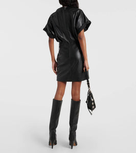 Isabel Marant Faustilia leather minidress