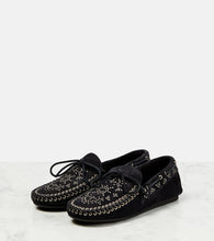 Isabel Marant Freen embellished suede moccasins