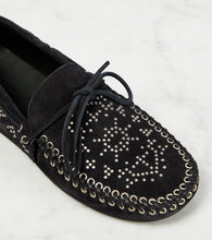 Isabel Marant Freen embellished suede moccasins