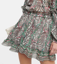 Isabel Marant Gabinia printed cotton and silk minidress
