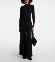 Isabel Marant Gisole pointelle turtleneck maxi dress