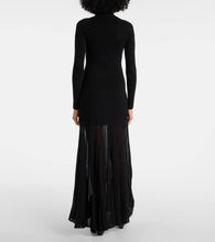 Isabel Marant Gisole pointelle turtleneck maxi dress