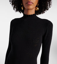 Isabel Marant Gisole pointelle turtleneck maxi dress