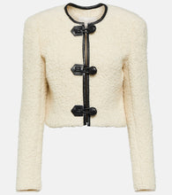 Isabel Marant Gradilia leather-trimmed wool jacket