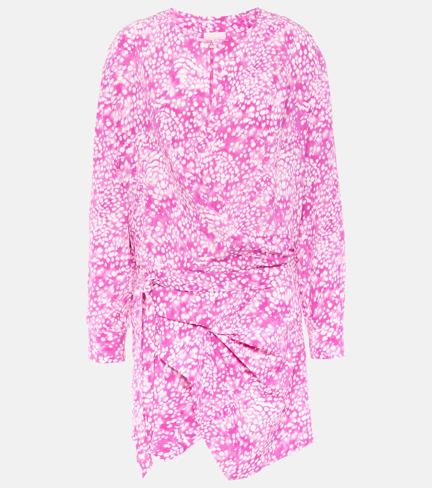 Isabel Marant Habla draped silk-blend minidress. Isabel Marant Habla 垂褶真丝混纺迷你连衣裙