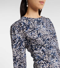 Isabel Marant Hanane ruffled printed silk-blend maxi dress