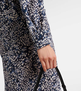 Isabel Marant Hanane ruffled printed silk-blend maxi dress