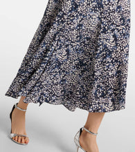 Isabel Marant Hanane ruffled printed silk-blend maxi dress